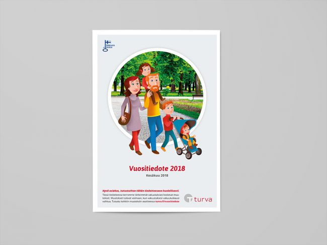 Template design for annual bulletin